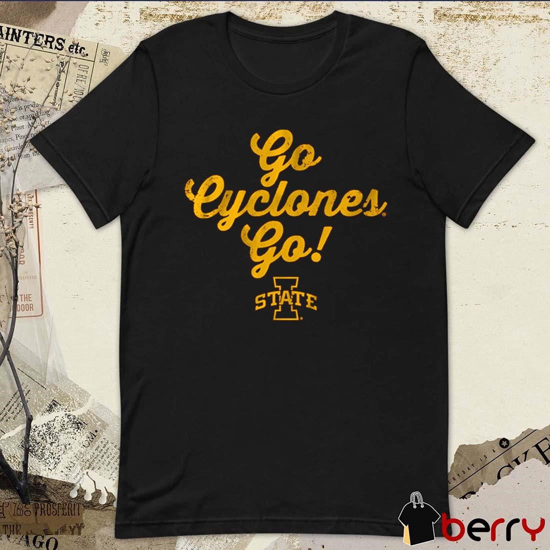 Iowa State Cyclones Team Slogan Go Cyclones Go 2025 t-shirt