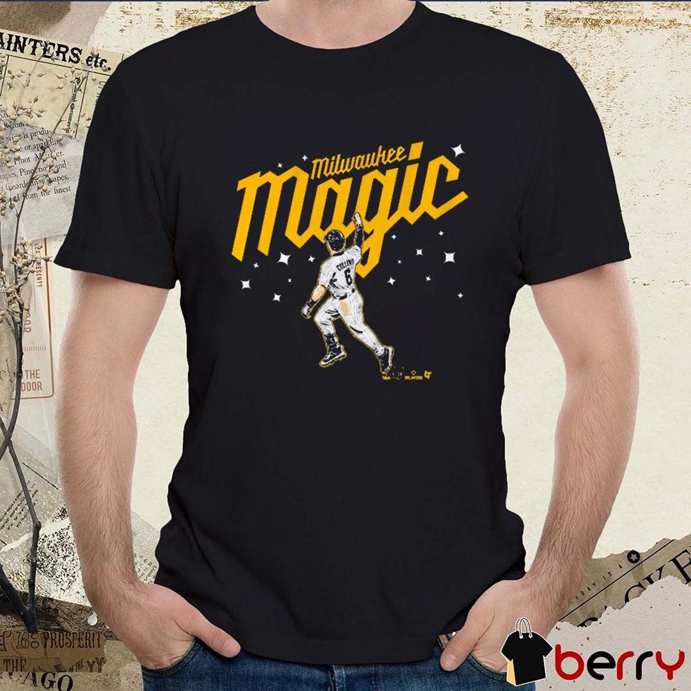 Isaac Collins Milwaukee Magic Milwaukee Brewers MLB Painting t-shirt