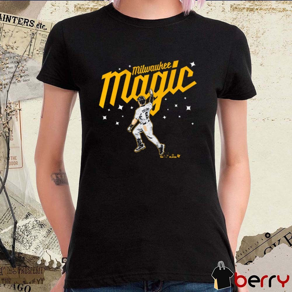 Isaac Collins Milwaukee Magic Milwaukee Brewers MLB Painting t-shirt