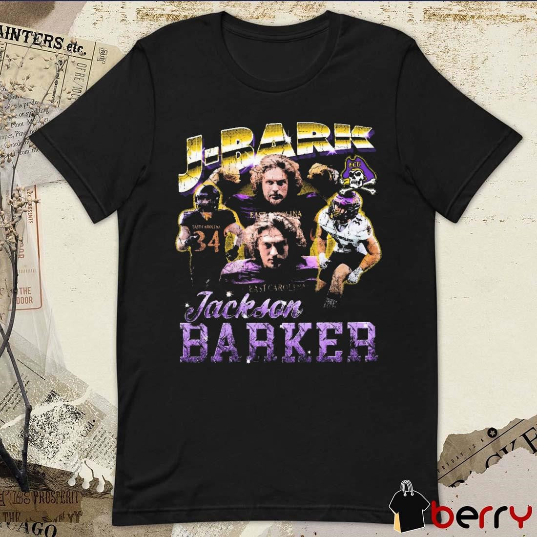 J-Bark Jackson Barker East Carolina Pirates Vintage Retro Graphic t-shirt