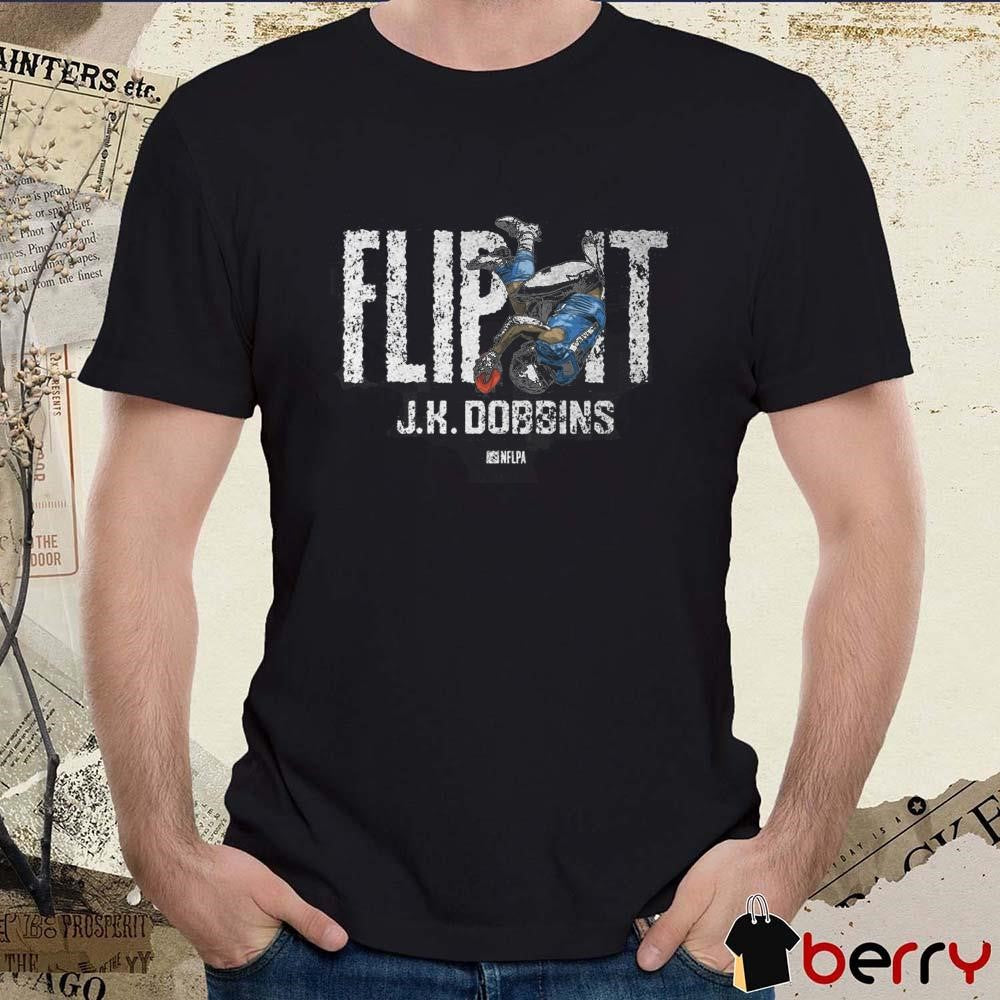 J.K. Dobbins Flip It Los Angeles Chargers t-shirt