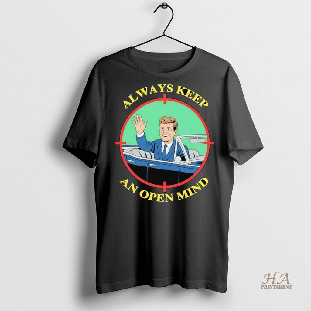 Official Jfk Jr Always Keep An Open Mind Shirt