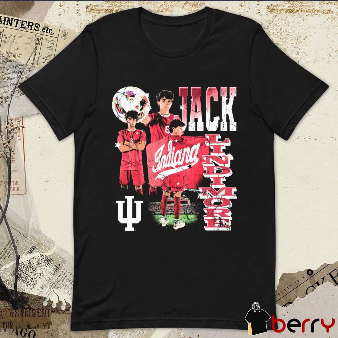 Jack Lindimore Indiana Hoosier Soccer 90’s Graphic t-shirt