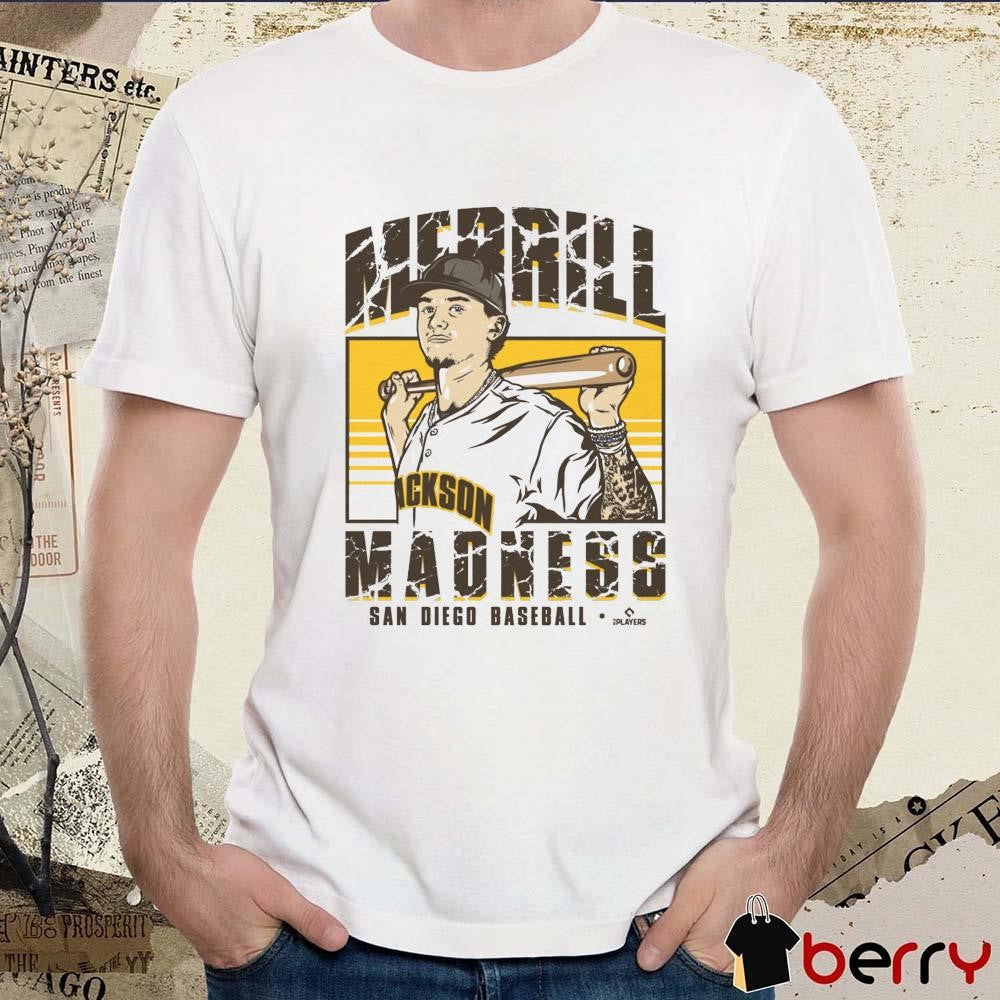 Jackson Merrill San Diego Baseball Pose t-shirt