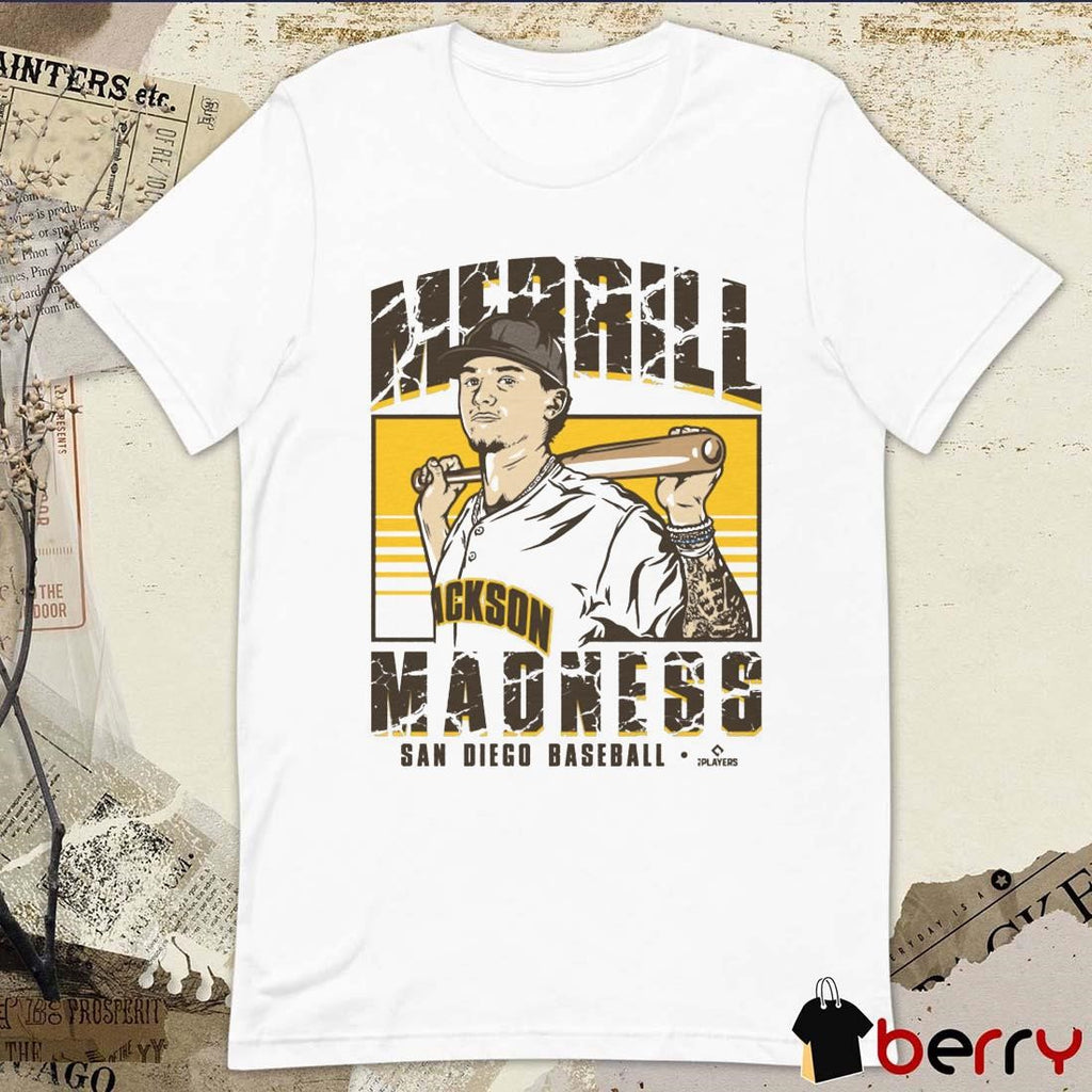 Jackson Merrill San Diego Baseball Pose t-shirt