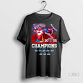 Official Jacksonville Jumbo Shrimp 2025 International League Champions Mascot T Shirt