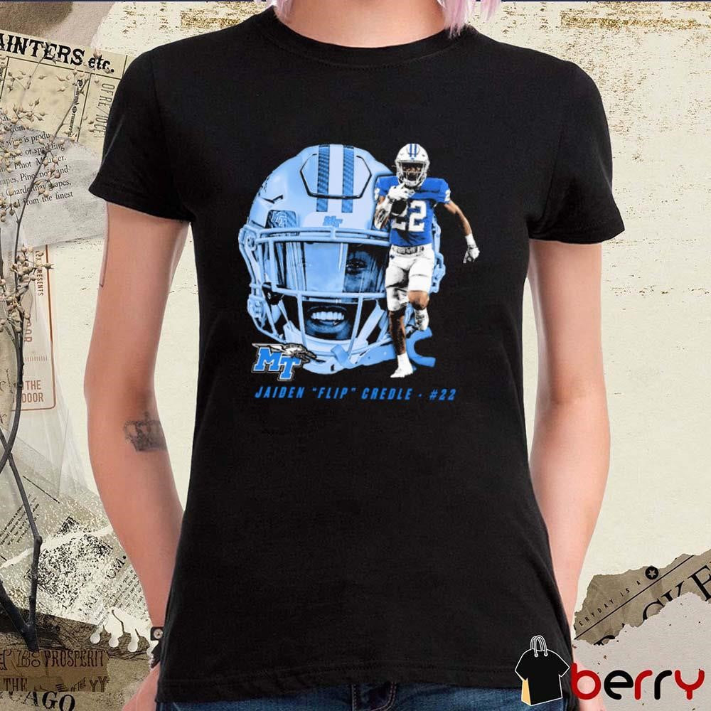Jaiden Flip Credle Middle Tennessee Blue Raiders Graphic t-shirt