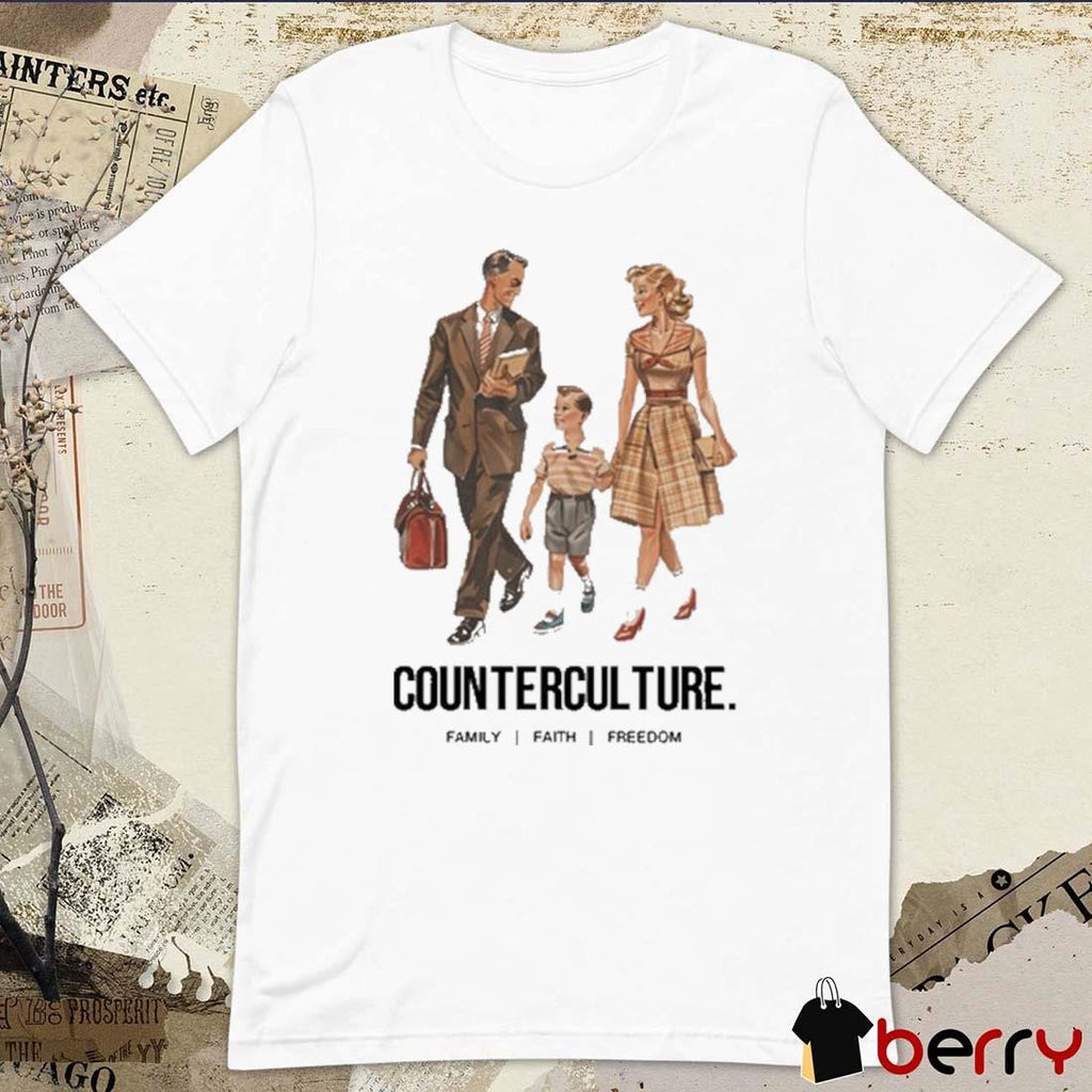 Jake Rattlesnake Counterculture Family Faith Freedom t-shirt