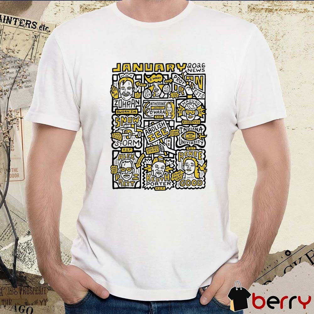 January 2026 News Summary Illustration Norman Rockwell Museum Unity Project t-shirt