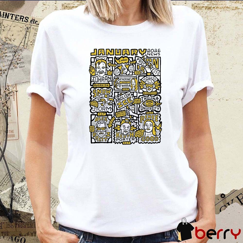 January 2026 News Summary Illustration Norman Rockwell Museum Unity Project t-shirt