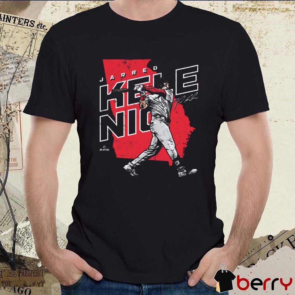 Jarred Kelenic Atlanta Braves Player Map Signature t-shirt