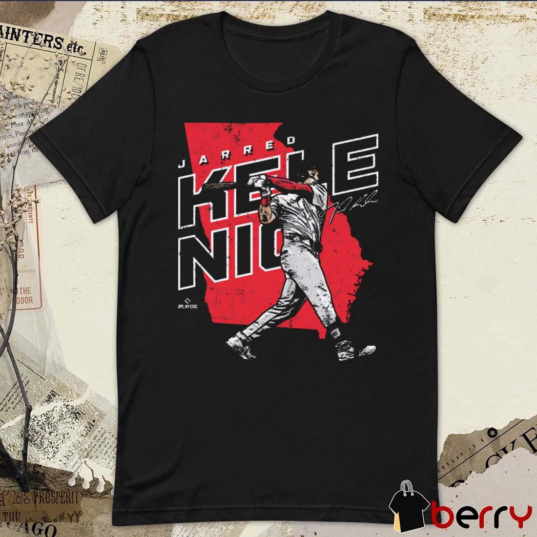 Jarred Kelenic Atlanta Braves Player Map Signature t-shirt