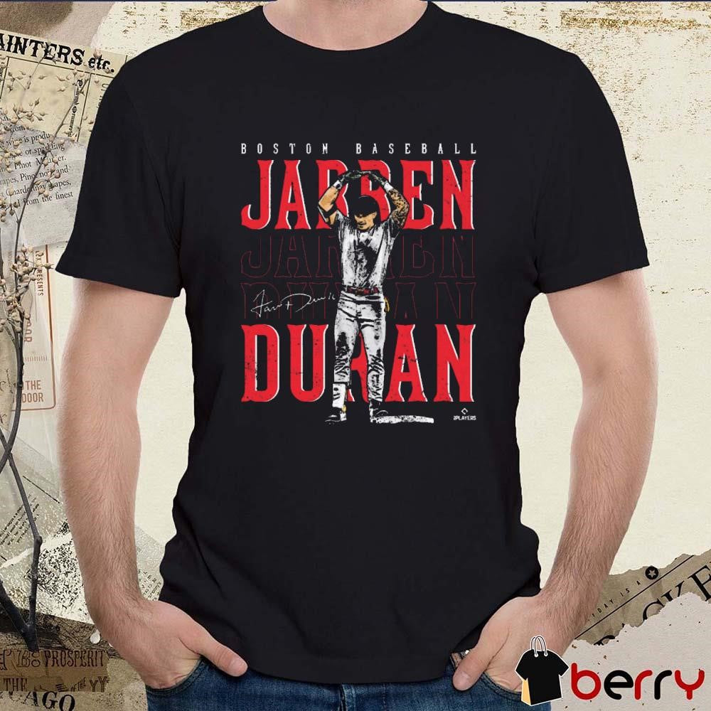 Jarren Duran MLB Boston Red Sox Baseball Repeat Signature t-shirt