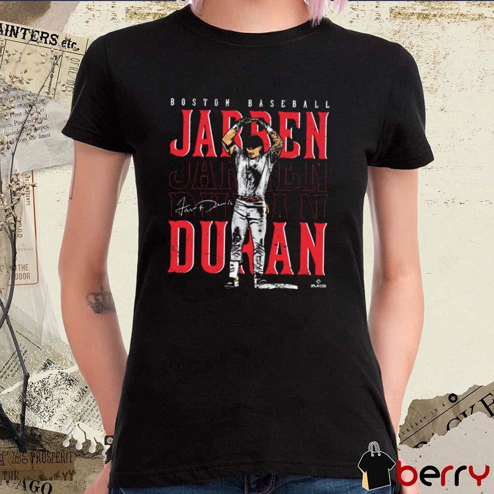 Jarren Duran MLB Boston Red Sox Baseball Repeat Signature t-shirt