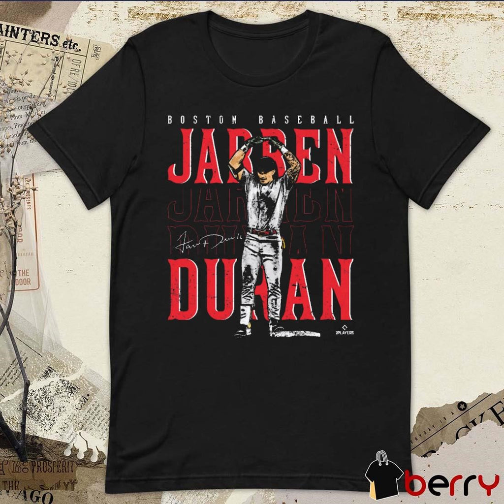 Jarren Duran MLB Boston Red Sox Baseball Repeat Signature t-shirt