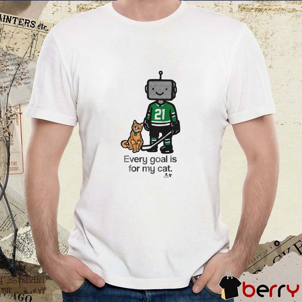 Jason Robertson Every Goal Is For My Cat Dallas Stars Hockey t-shirt