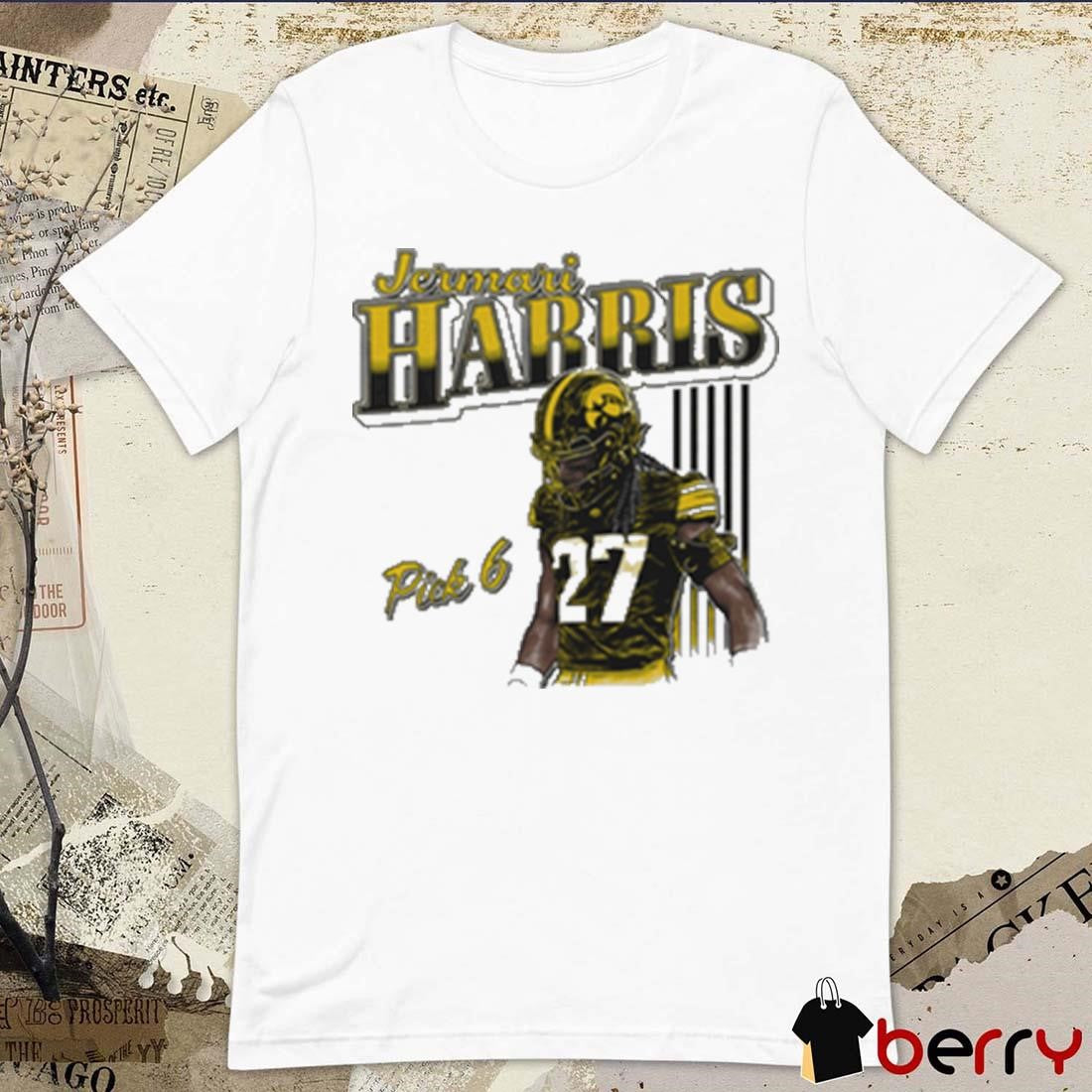 Jermari Harris Iowa Hawkeyes Pisk 6 Graphic t-shirt