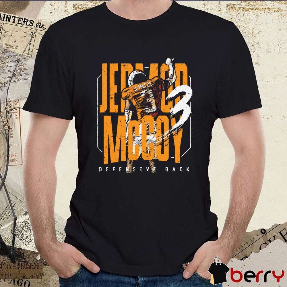 Jermod McCoy #3 College Player Name Tennessee Football Defensive Back t-shirt