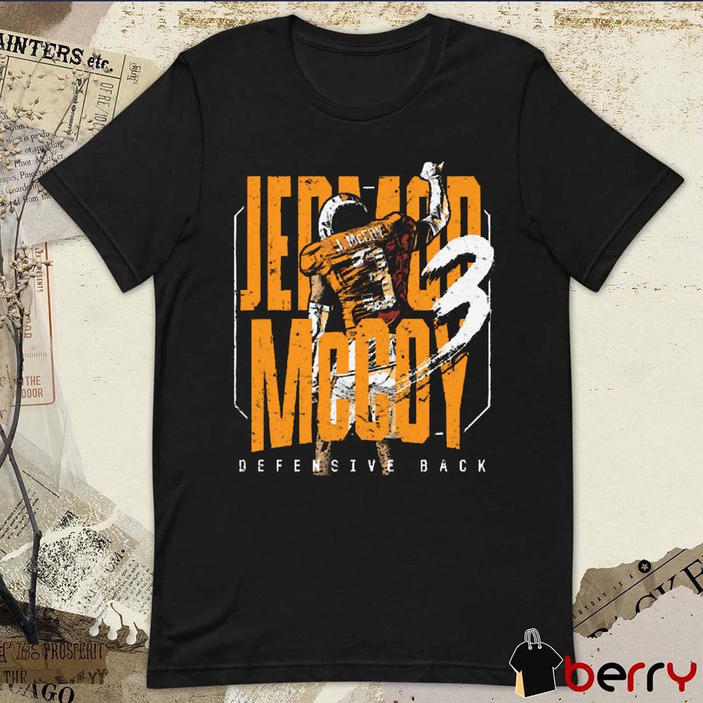 Jermod McCoy #3 College Player Name Tennessee Football Defensive Back t-shirt