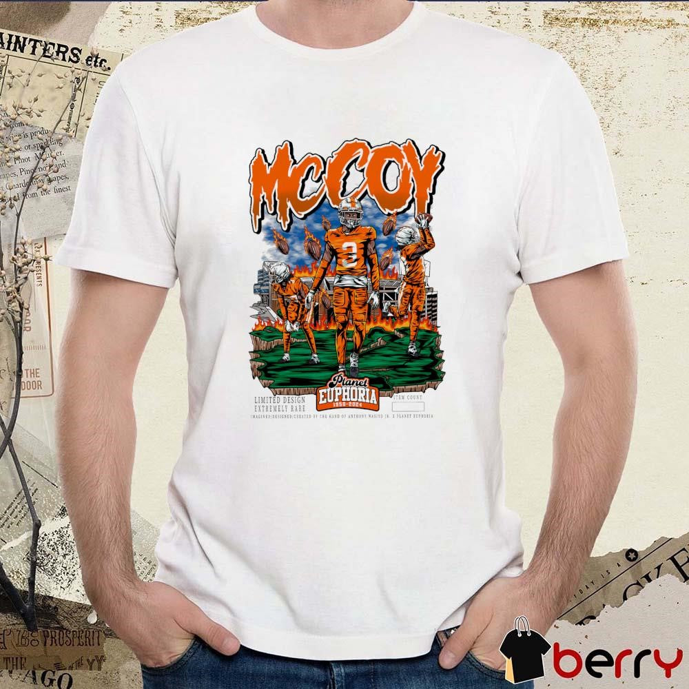 Jermod McCoy Tennessee Volunteers Planet Euphoria Artwork t-shirt