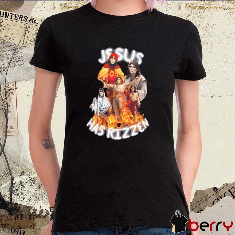 Jesus Has Rizzen Arcane Viktor Graphic t-shirt