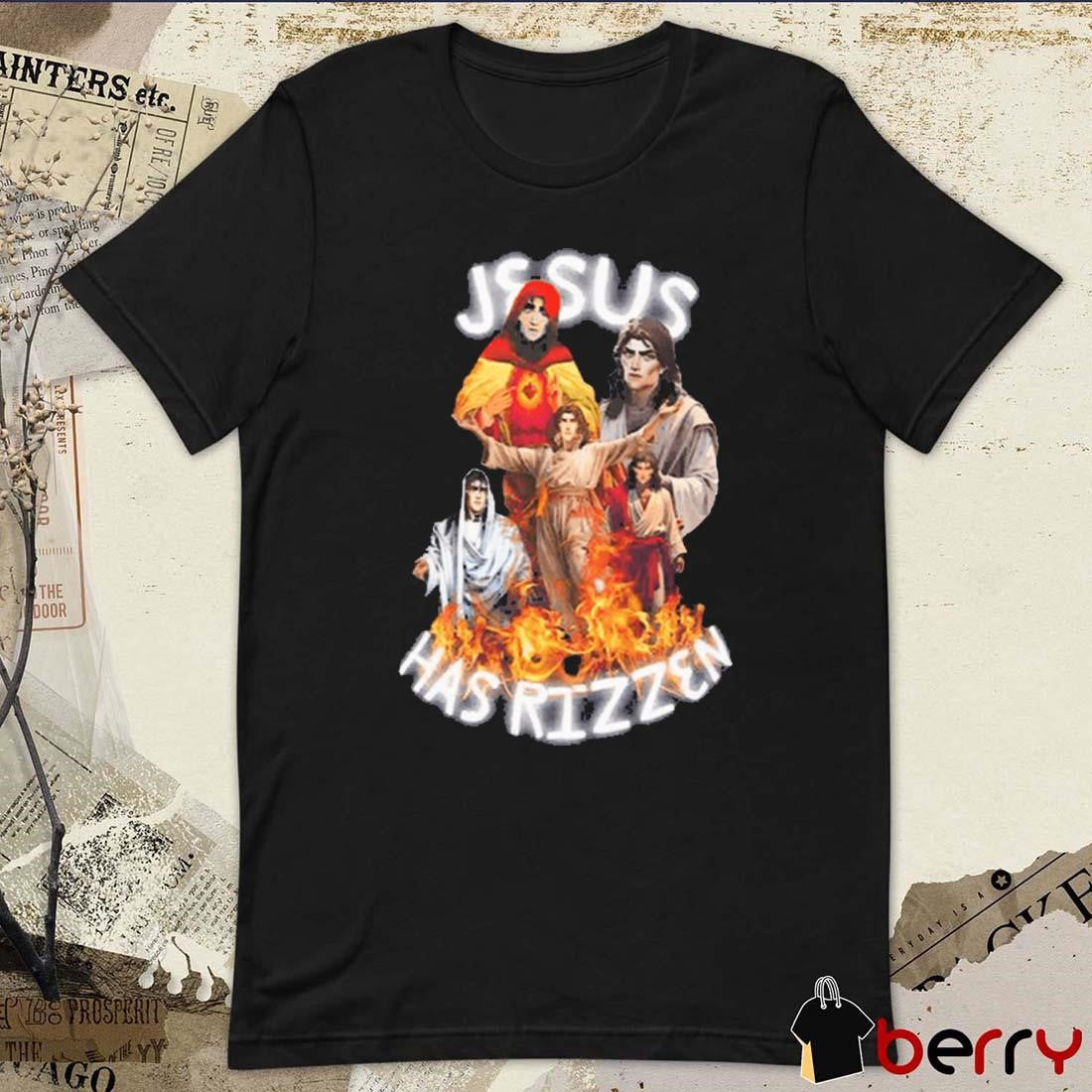 Jesus Has Rizzen Arcane Viktor Graphic t-shirt