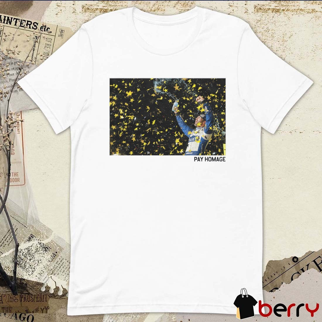 Jimmie Johnson Pay Homage NASCAR Cup Series 2025 t-shirt