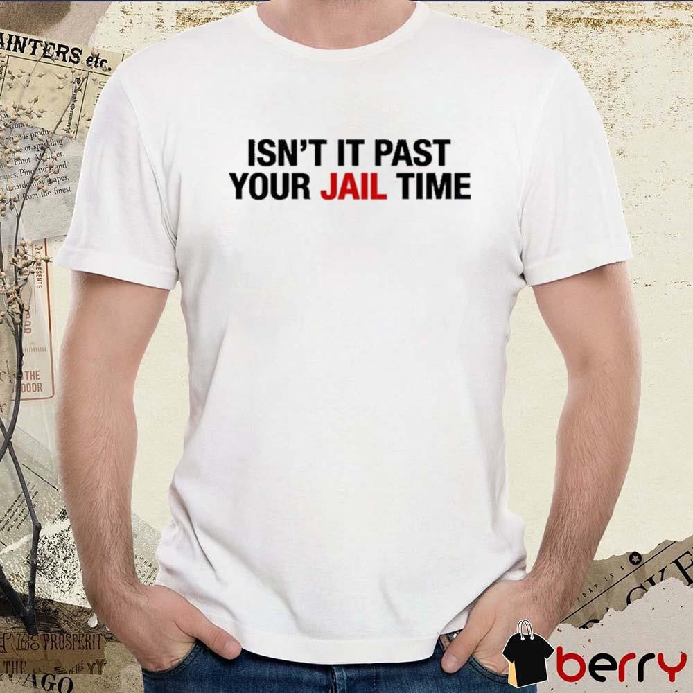Jimmy Kimmel’s Wife Wearing Isn’t It Past Your Jail Time t-shirt