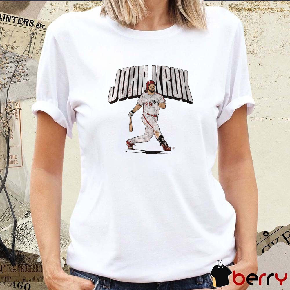 John Kruk Slugger Swing Philadelphia Phillies MLB 2025 Graphic t-shirt