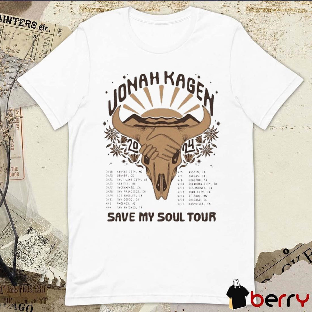 Jonah Kagen Save My Soul Tour 2024 t-shirt