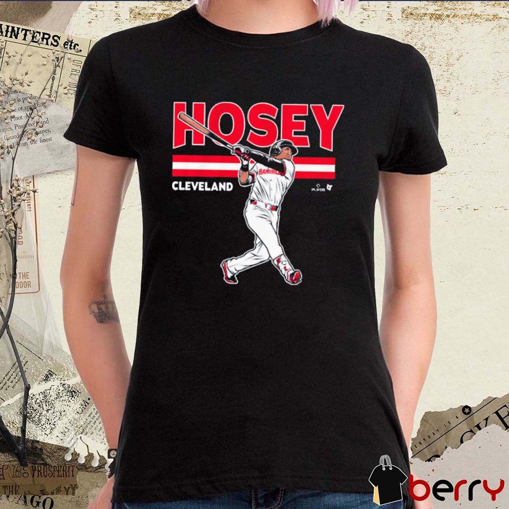 Jose Ramirez Hosey Cleveland Guardians MLB Graphic t-shirt