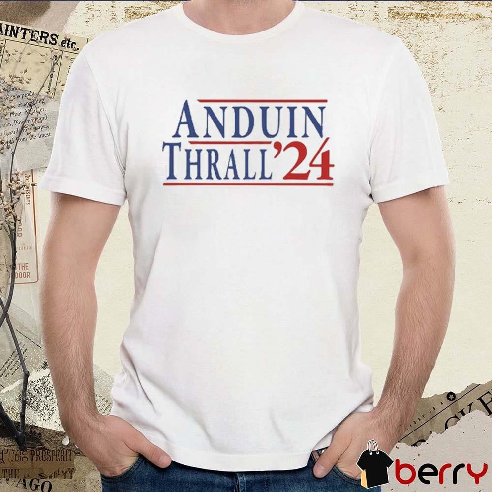Josh Keaton Wearing Anduin Thrall ’24 t-shirt