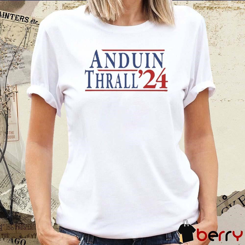 Josh Keaton Wearing Anduin Thrall ’24 t-shirt