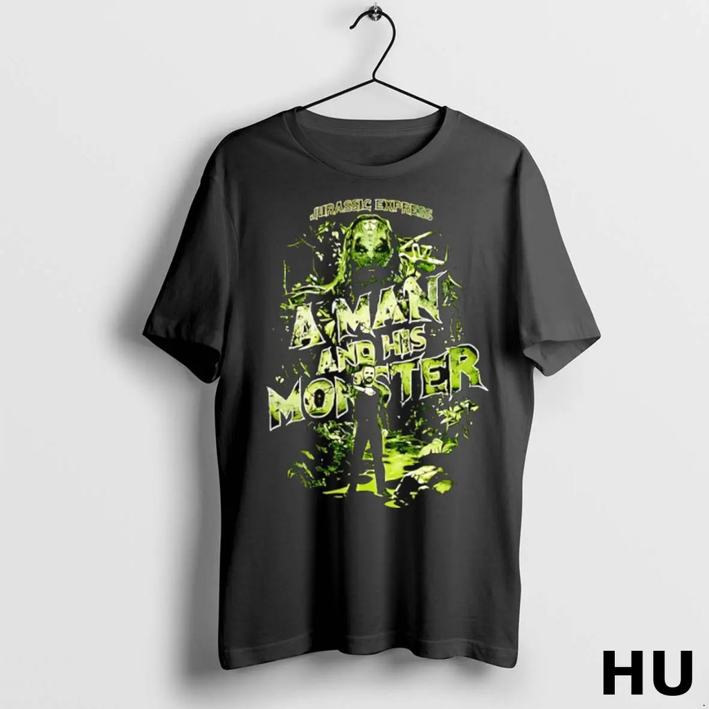 Official Jurassic Express A Man And His Monster T Shirt