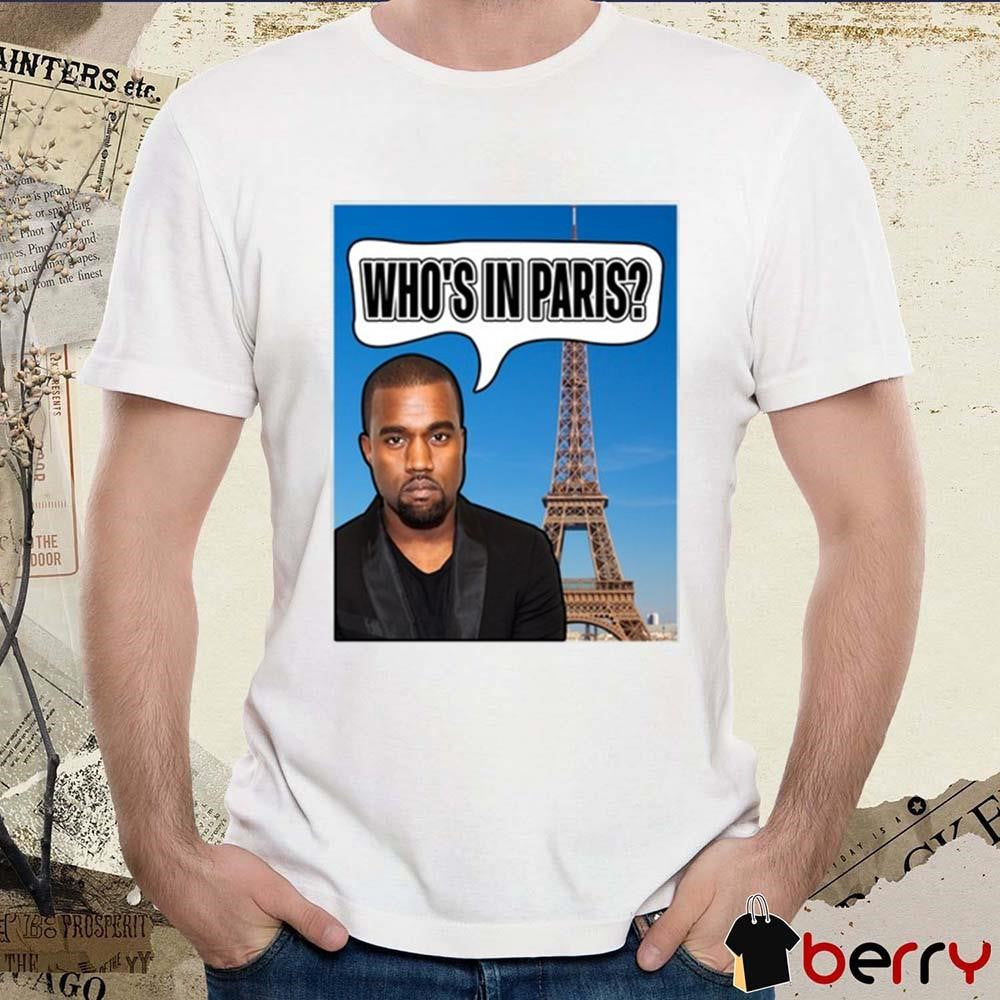 Kanel Joseph Kanye Who’s In Paris t-shirt