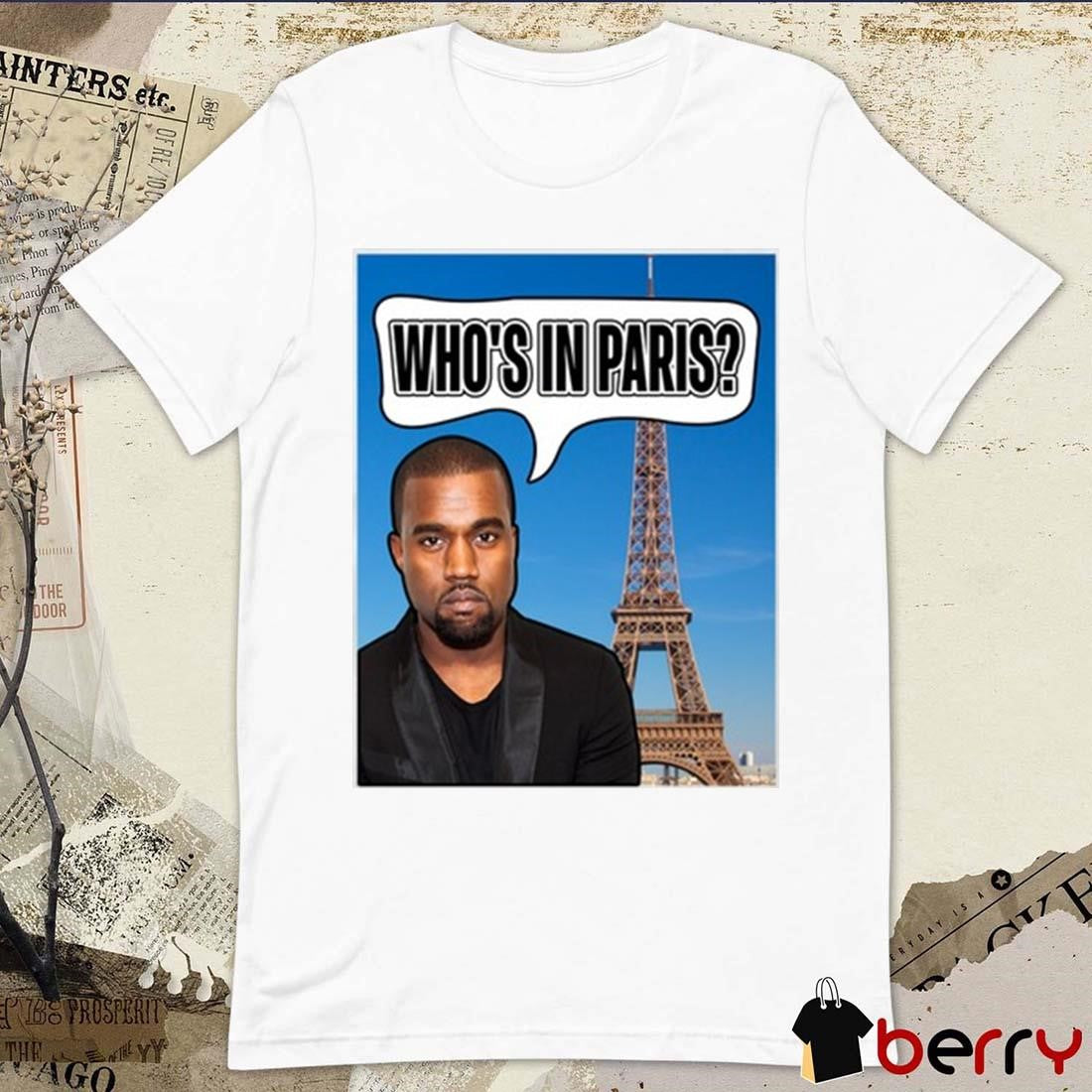 Kanel Joseph Kanye Who’s In Paris t-shirt