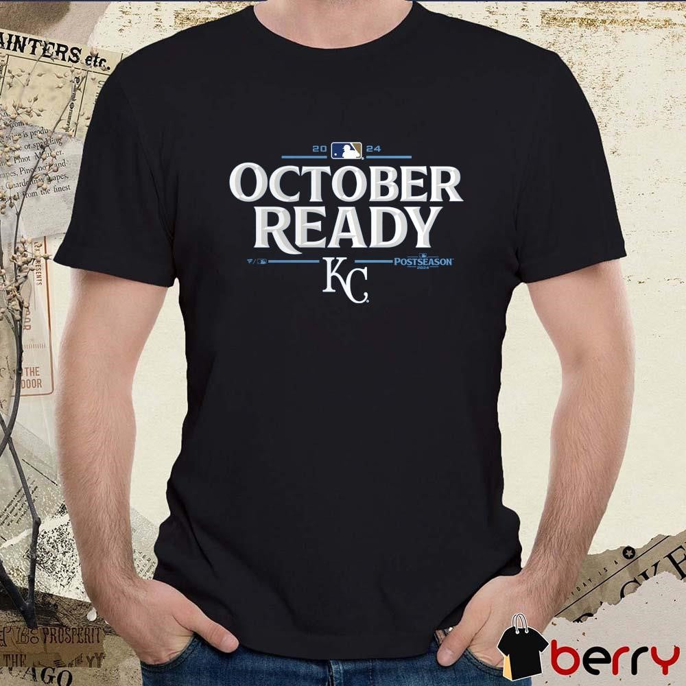 Kansas City Royals Royal 2024 MLB October Ready Postseason Locker Room t-shirt