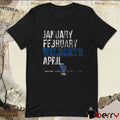 Kentucky Wildcats January February Wildcats April NCAA DI Men’s Basketball Championship March Madness 2025 t-shirt
