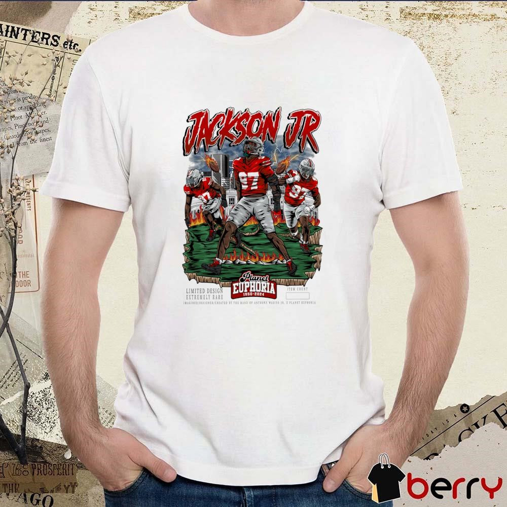 Kenyatta Jackson Jr. Ohio State Planet Euphoria Artwork t-shirt