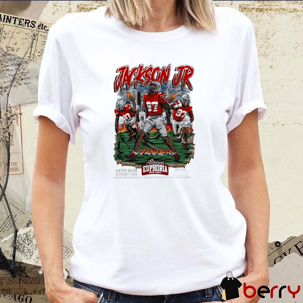 Kenyatta Jackson Jr. Ohio State Planet Euphoria Artwork t-shirt