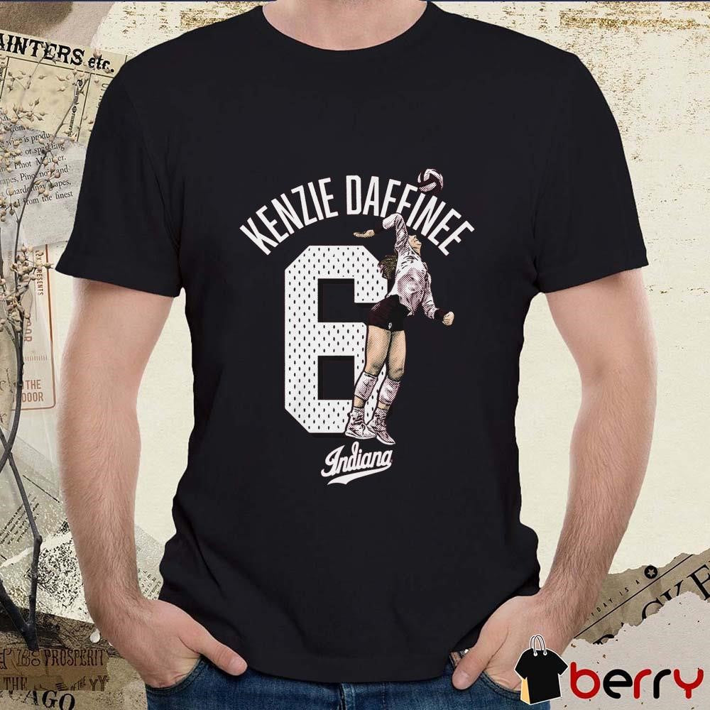 Kenzie Daffinee #6 Indiana Soccer Graphic t-shirt