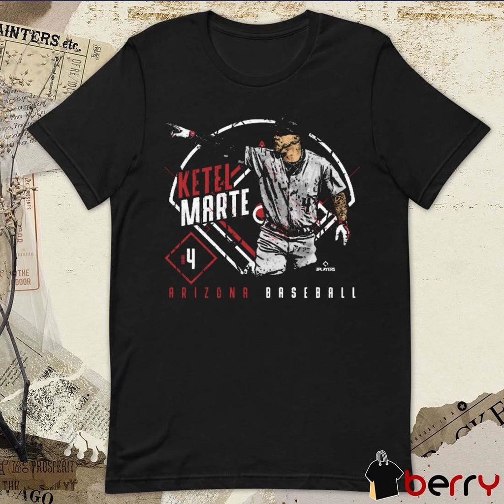Ketel Marte #4 Arizona Baseball Ballpark t-shirt
