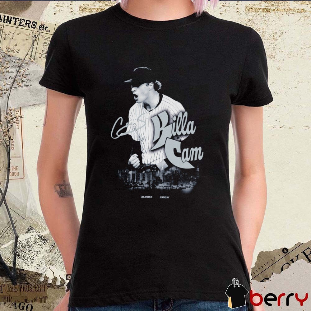 Killa Cam New York Yankees MLB Slash Line Signature Graphic t-shirt