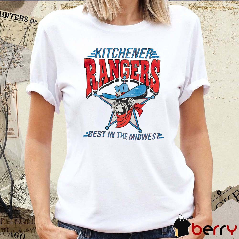 Kitchener Rangers -best In The Midwest OHL Ice Hockey Canada t-shirt
