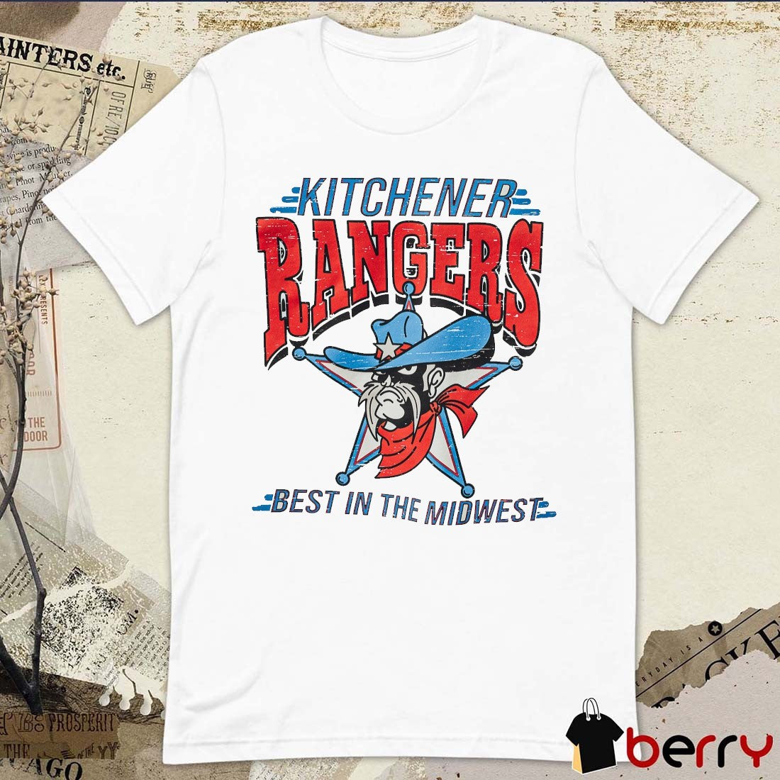 Kitchener Rangers -best In The Midwest OHL Ice Hockey Canada t-shirt