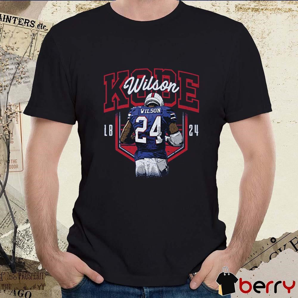Kobe Wilson #24 College Player Name SMU Mustangs t-shirt