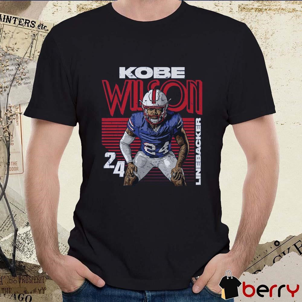 Kobe Wilson #24 College Stance SMU Mustangs Linebacker t-shirt