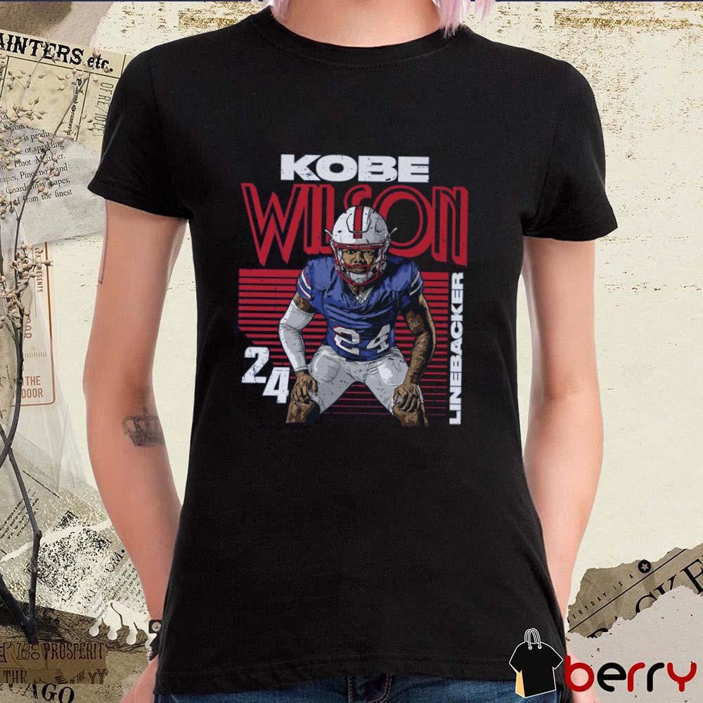 Kobe Wilson #24 College Stance SMU Mustangs Linebacker t-shirt