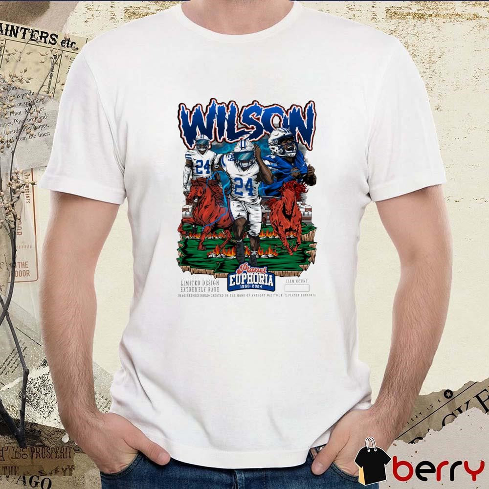 Kobe Wilson SMU Mustangs Planet Euphoria Artwork t-shirt