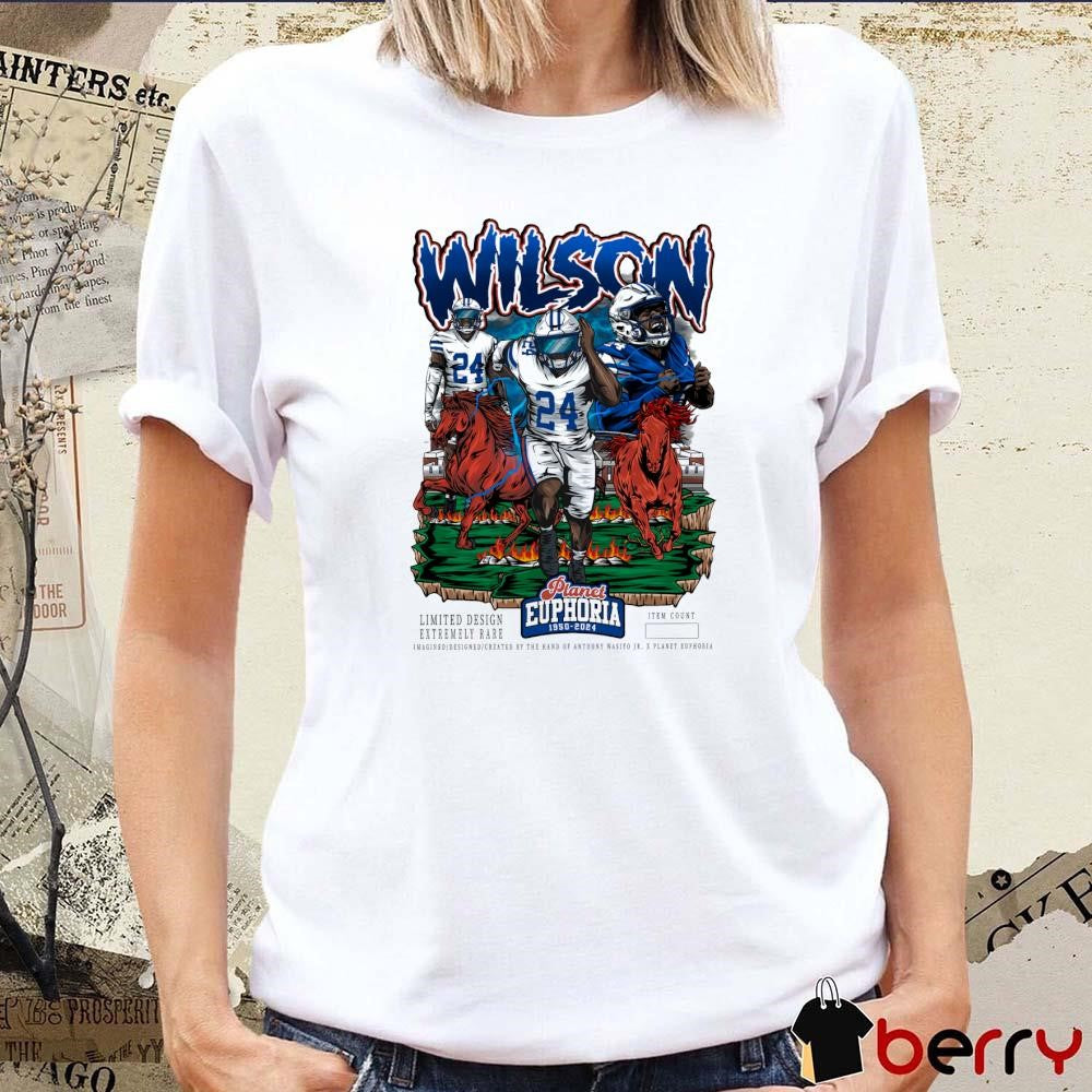 Kobe Wilson SMU Mustangs Planet Euphoria Artwork t-shirt